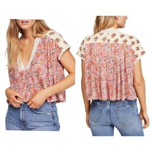 Free people Leilani print top